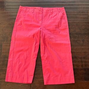 Talbots’ Salmon Pink THE DECK PANT Cropped Pants 16 P